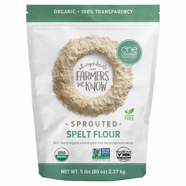 Baking Ingredients One Degree Organic Foods Sprouted Spelt Flour hero