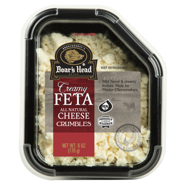 Specialty Cheeses Boar's Head Creamy Feta Cheese hero