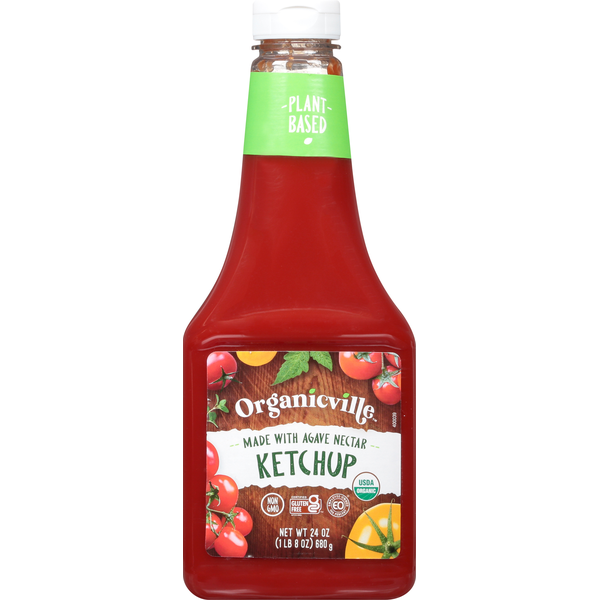 Condiments Organicville Ketchup hero