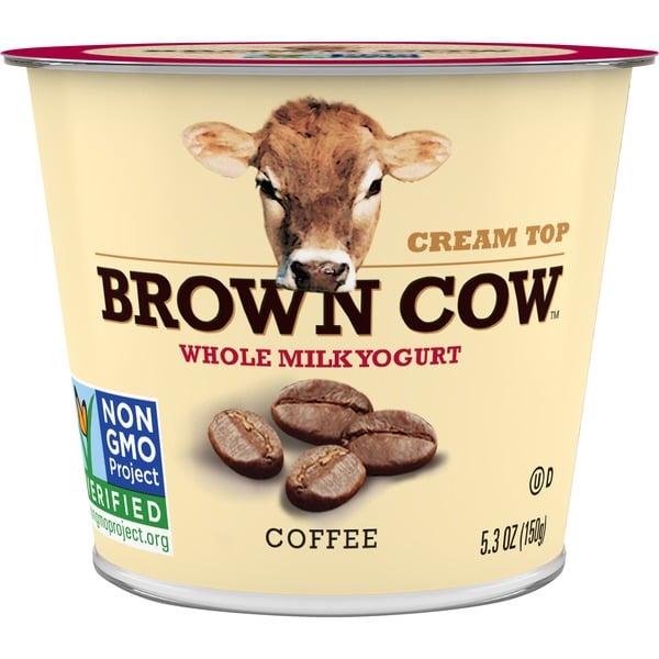 Yogurt, Kefir & Smoothies Brown Cow® Cream Top Whole Milk Yogurt Coffee hero