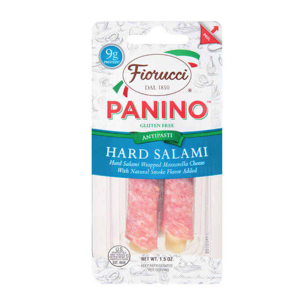 Deli Packaged Specialty Meat Fiorucci Panino Antipasti Hard Salami hero