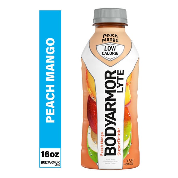 Energy & Sports Drinks BODYARMOR Lyte Peach Mango Electrolyte Hydration Sports Drink hero