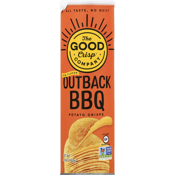 Chips & Pretzels The Good Crisp Company Potato Crisps, Outback BBQ hero