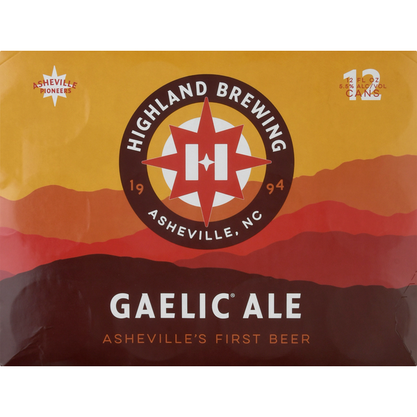 Beers & Coolers Highland Brewing Beer, Gaelic Ale hero