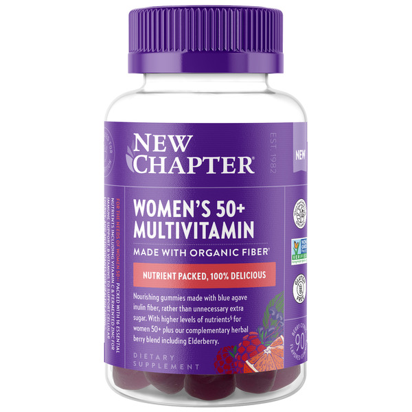 New Chapter Women's 50+ Multivitamin Gummies, Healthy Aging, Berry Citrus hero