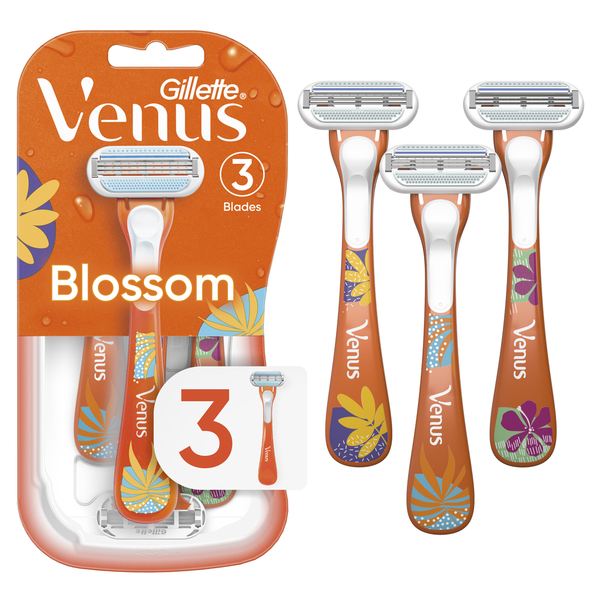 Shave Needs Gillette Venus Blossom Women's Disposable Razor hero