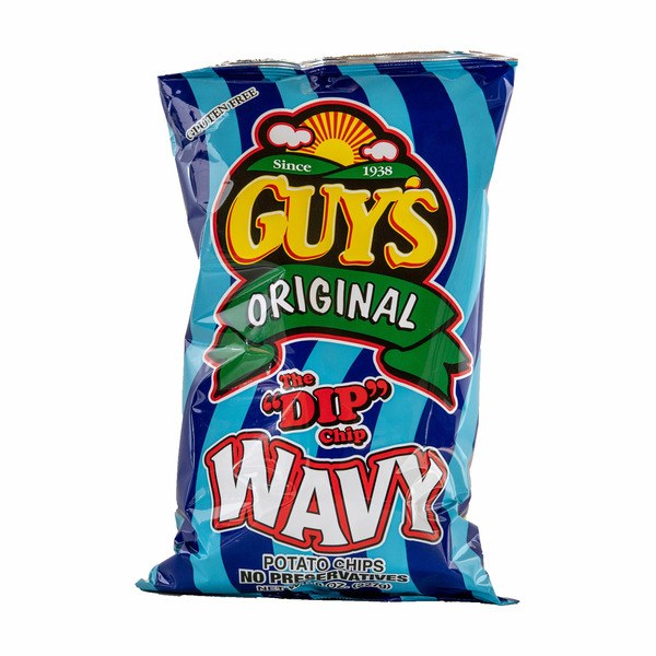 Chips & Pretzels Guy's Snacks Wavy Potato Chips hero