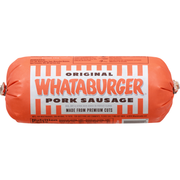 Hot Dogs, Bacon & Sausage Whataburger Pork Sausage, Original hero