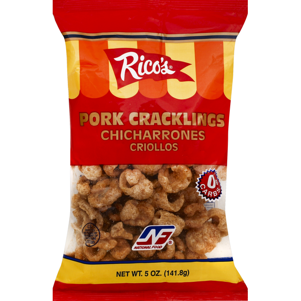 Chips & Pretzels Ricos Pork Cracklings hero