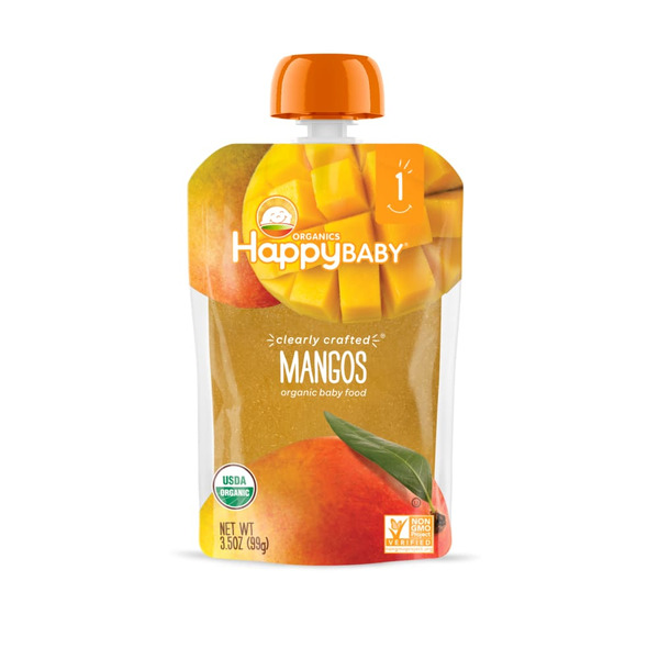 Baby Food & Formula Happy Baby Organics Clearly Crafted Stage 1 Mangos Pouch hero