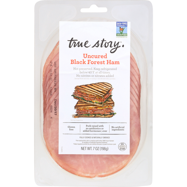 Lunch Meat True Story Antibiotic Free Uncured Ham hero