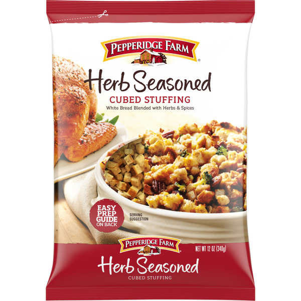 Breads Pepperidge Farm Herb Seasoned Cubed Stuffing hero