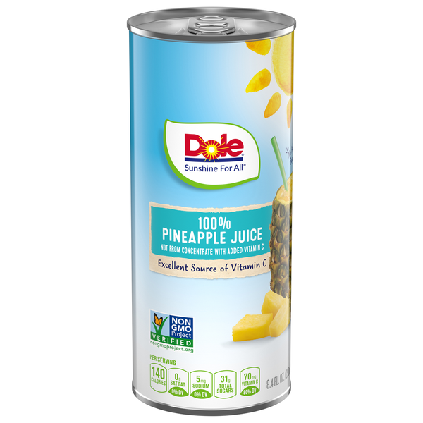 Juice & Nectars Dole 100% Juice, Pineapple hero