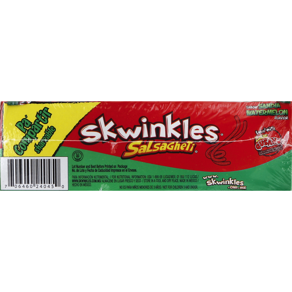 Candy & Chocolate Skwinkles Candy Strips, Watermelon Flavor, Hot hero