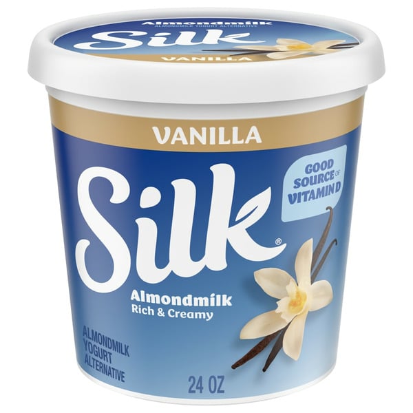 Yogurt Silk Vanilla Almondmilk Yogurt Alternative hero