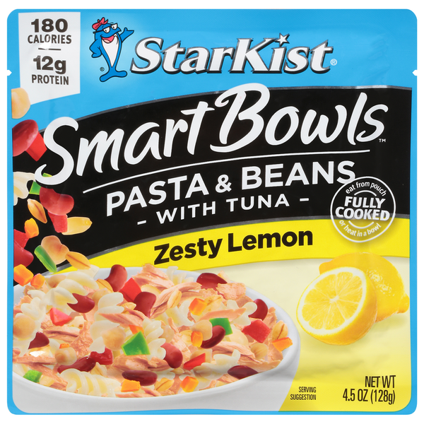 Prepared Meals StarKist Pasta & Beans, Zesty Lemon, with Tuna hero