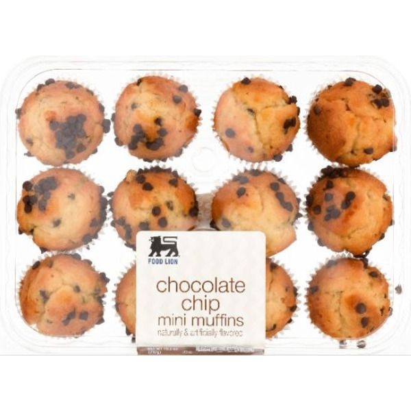 Bakery Breakfast Food Lion Mini Muffins Chocolate Chip hero