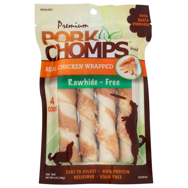 Dog Food & Care Scott Pet Pork Chomps Real Chicken Twist hero