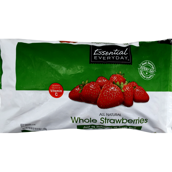 Frozen Produce Essential Everyday Strawberries, Whole hero