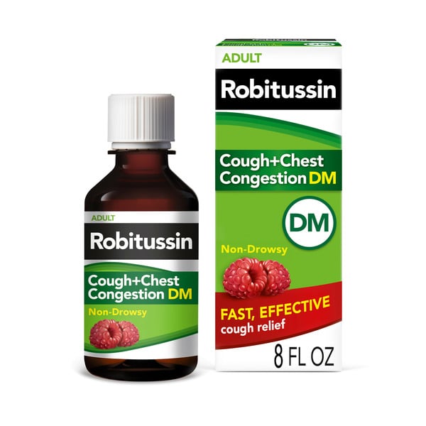 Honeys, Syrups & Nectars Robitussin Cough + Chest Congestion DM Adult Cough hero