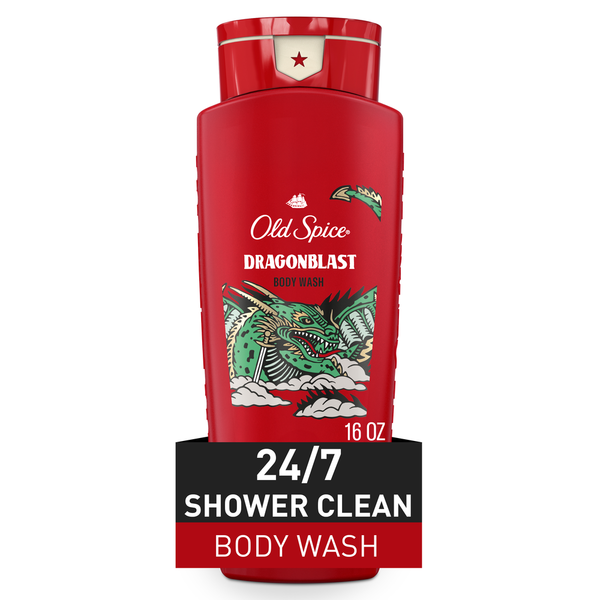 Old Spice Body Wash for Men, Dragonblast, Long Lasting Lather hero