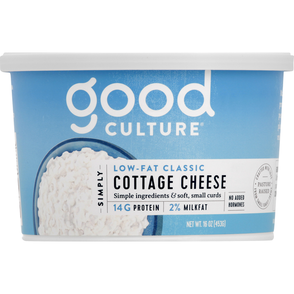 Other Creams & Cheeses good culture Cottage Cheese, Low-Fat, Classic hero