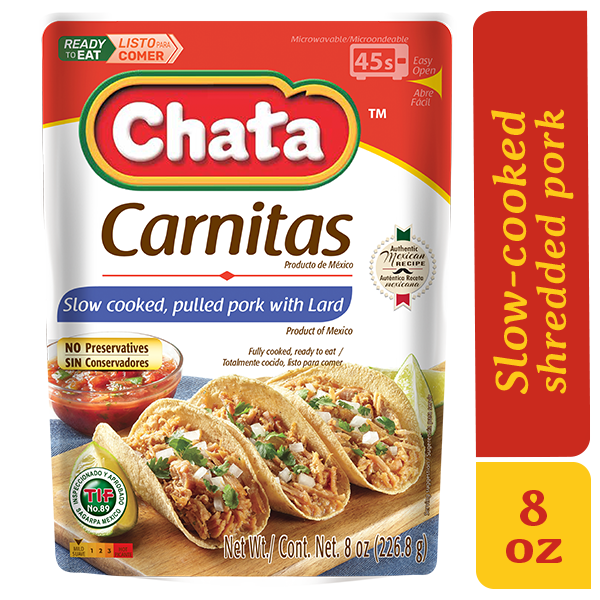 Chata  Pork Carnitas Pouch hero