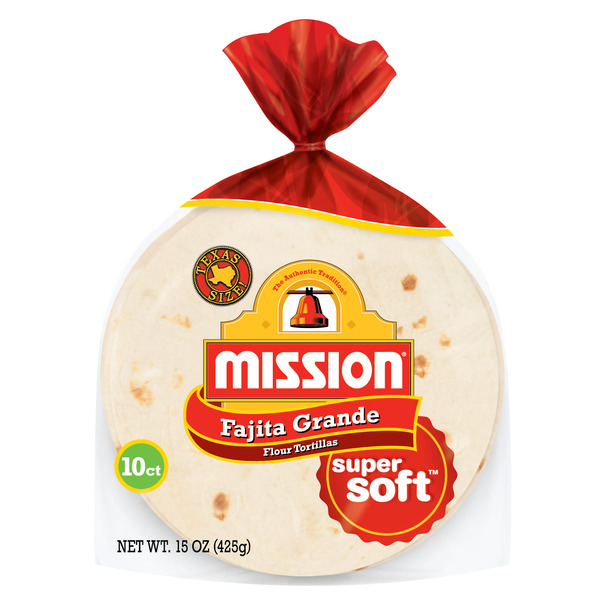 Tortillas & Flat Bread Mission Fajita Grande Flour Tortillas hero