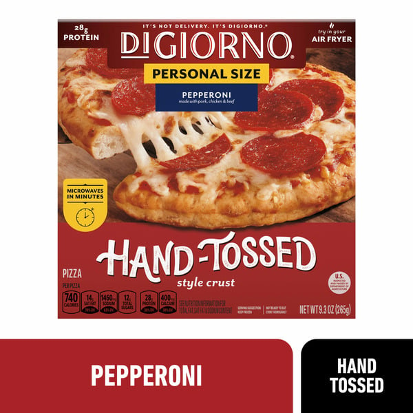 Frozen Pizza DiGiorno Small Pepperoni Traditional Crust Frozen Pizza hero