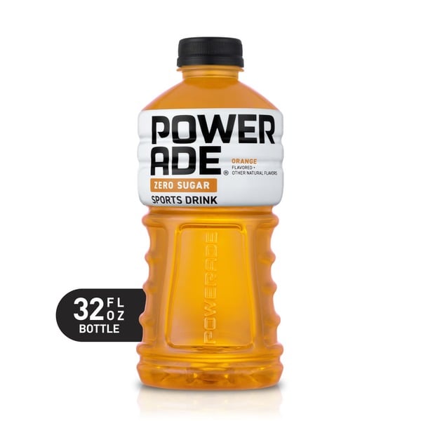 Energy & Sports Drinks POWERADE Sports Drink, Zero Calorie, Orange hero