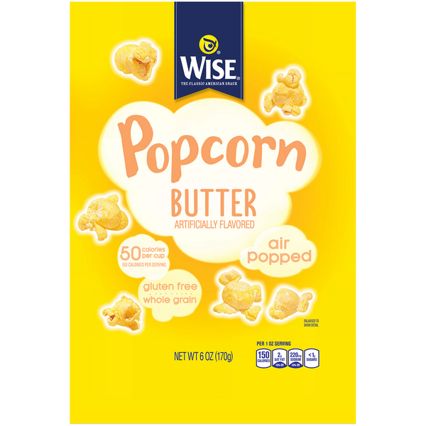 Popcorn & Jerky Wise Butter Popcorn hero