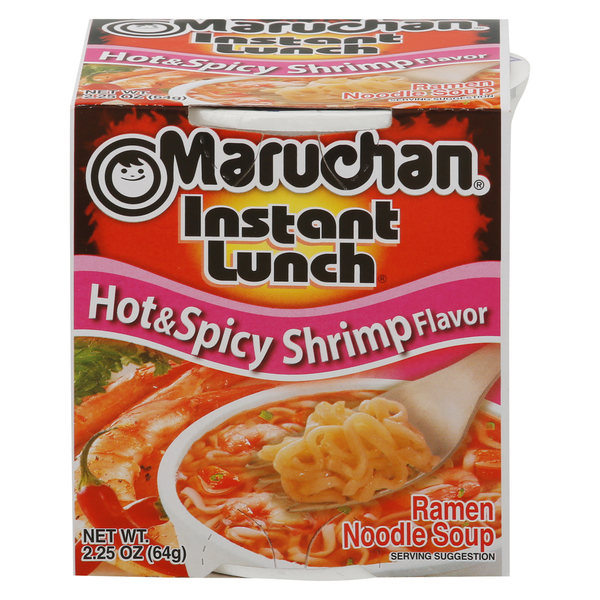 Dry Pasta & Noodles Maruchan Ramen Noodle Soup, Hot & Spicy Shrimp Flavor hero