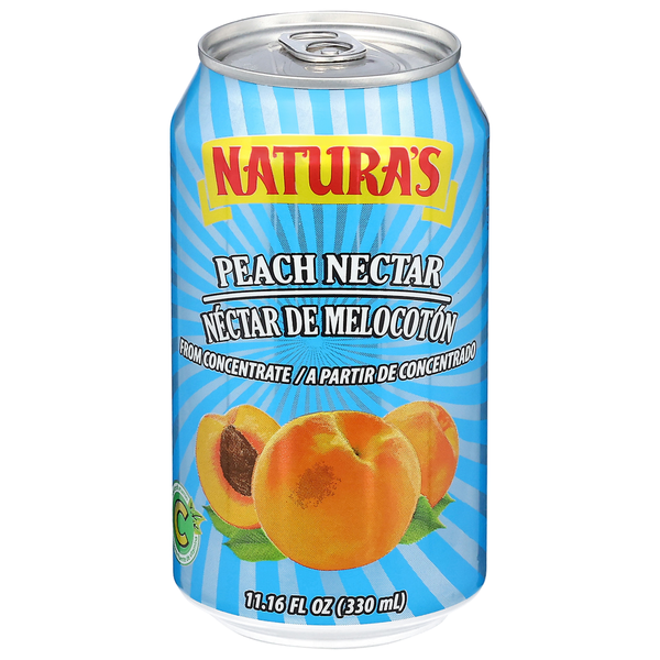 Juice & Nectars Natura's Nectar, from Concentrate, Peach hero