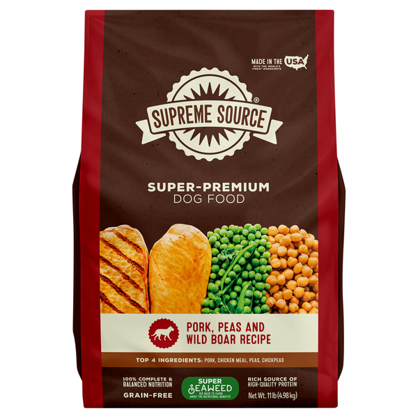 Dog Food Supreme Source Grain Free Pork, Peas and Wild Boar Recipe Dog Food hero