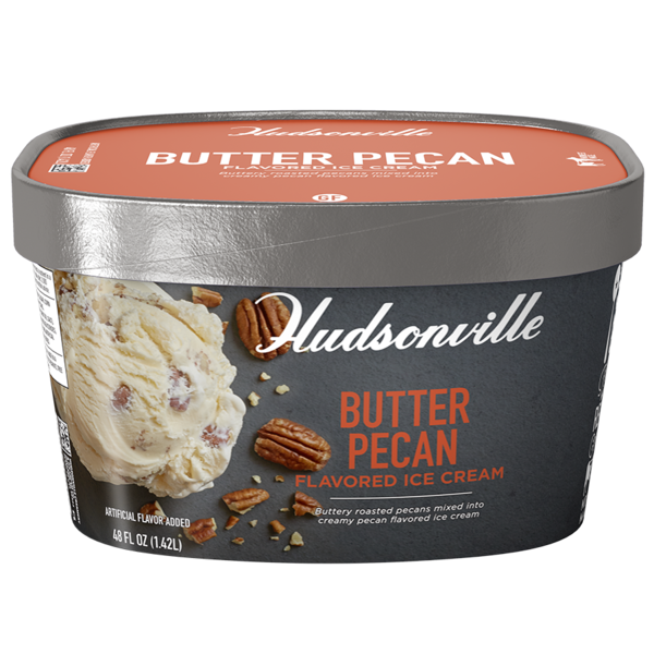 Ice Cream & Ice Hudsonville Butter Pecan hero