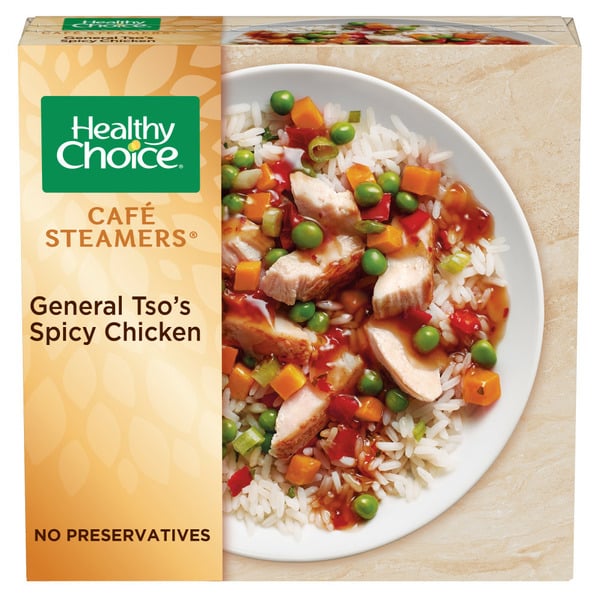 Frozen Meals Healthy Choice Café Steamers General Tso's Spicy Chicken Frozen Meal hero