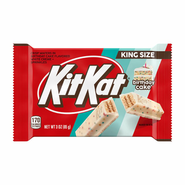 Kit Kat Birthday Cake Flavored Wafer King Size Candy hero