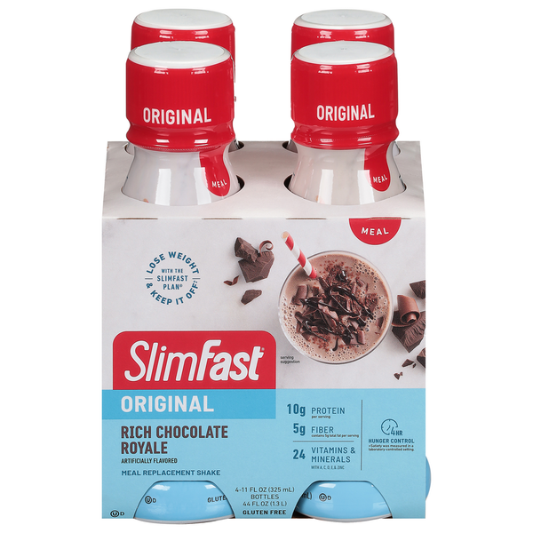 Protein & Meal Replacements SlimFast Meal Replacement Shake, Rich Chocolate Royale hero