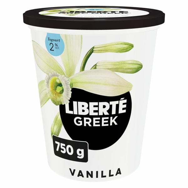 Yogurt Liberté Greek 2% Yogurt, Vanilla, High Protein hero