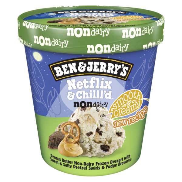 Ice Cream & Ice Ben & Jerry's Non-Dairy Netflix & Chilll’d Peanut Butter Frozen Dessert hero