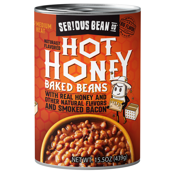 SERIOUS Bean Co Hot Honey Baked Beans, Fully Cooked hero