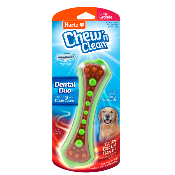 Pet Toys & Accessories Hartz Chew 'n Clean Dental Duo Large Dog Toy hero