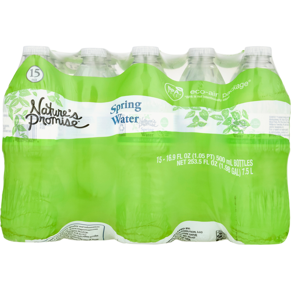 Water, Seltzer & Sparkling Water Nature's Promise Spring Water hero