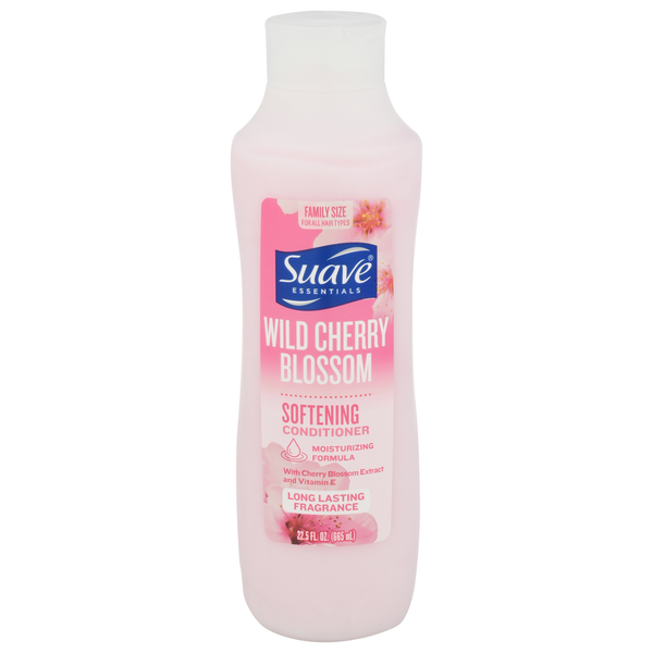 Hair Care Suave Essentials Conditioner, Softening, Wild Cherry Blossom, Family Size hero