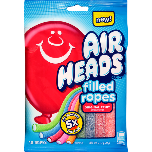 Candy, Chocolate & Gum Airheads Candy, Filled Ropes, Original Fruit hero