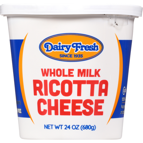 Packaged Cheese Dairy Fresh Ricotta Cheese, Whole Milk hero