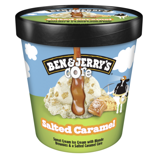 Ice Cream, Novelties & Ice Ben & Jerry's Salted Caramel Sweet Cream Ice Cream Pint hero