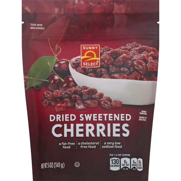 Nuts, Seeds & Dried Fruit Sunny Select Cherries, Sweetened, Dried hero