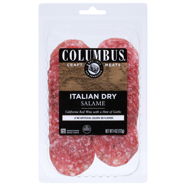 Lunch Meat Columbus Salame, Italian Dry hero