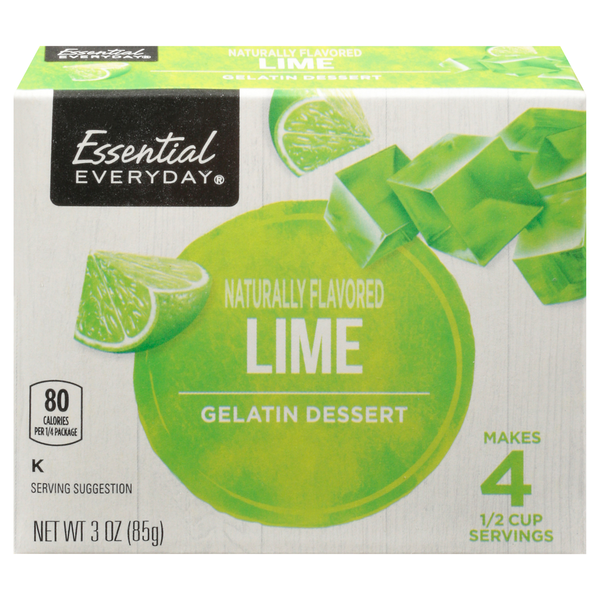 Doughs, Gelatins & Bake Mixes Essential Everyday Gelatin Dessert, Lime hero